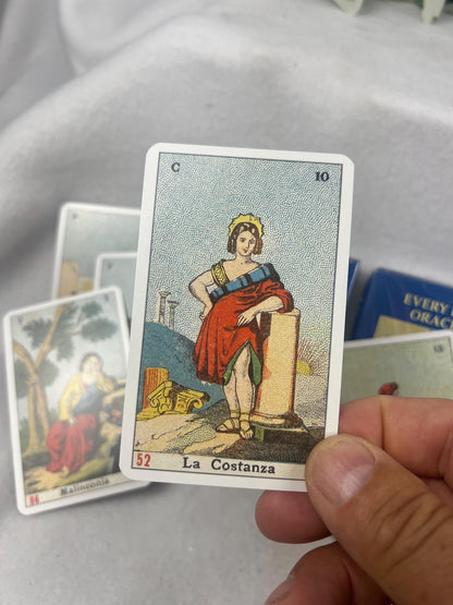 The Italiana Oracle Deck 78 Cards Fully Licensed and Original Inclusive Tarot Deck Guidebook Home Decor Gift