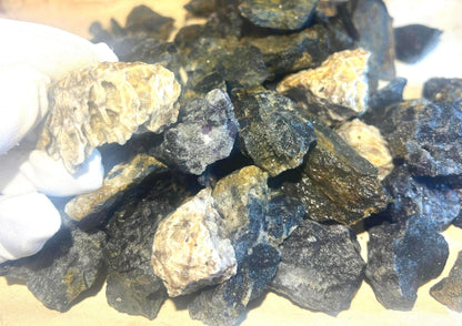 Raw Sphalerite Crystal Stones: Untreated Zinc Ore, Home Decor, Craft Supply