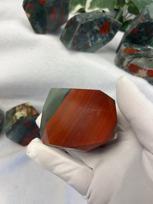 Egyptian Brecciated Jasper Natural Palm Free Form Polished Carved Crystal Distraction Home Decor Worry Stress Relief Anxiety Gift Birthday