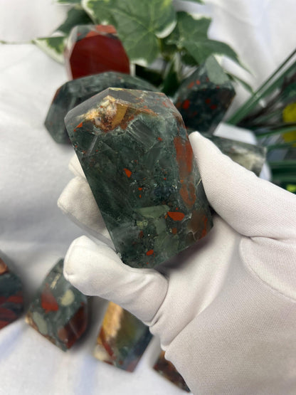 Egyptian Brecciated Jasper Palm Stone: Natural Crystal Worry Stone Home Decor Worry Pocket Stress Anxiety Palm Stone