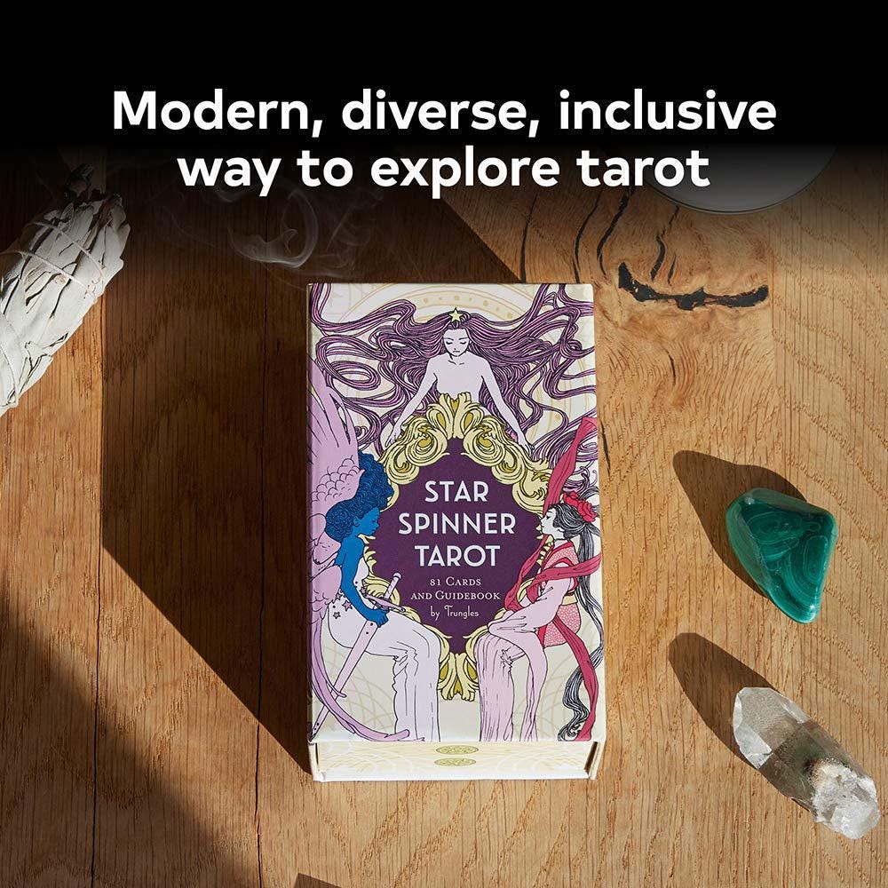 Star Spinner Tarot Inclusive Diverse LGBTQ Deck of Tarot Card Queer Classic Tarot Inclusive Original Fully Licensed Guidebook Gift Xmas