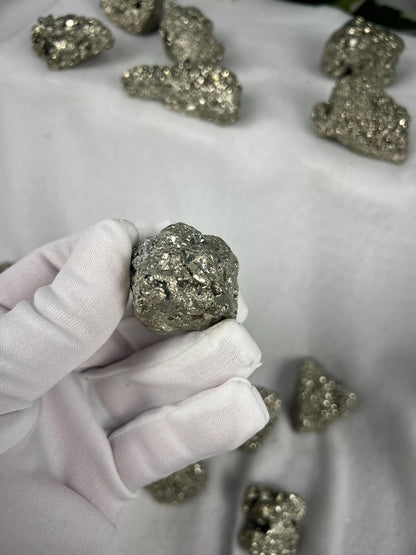 Iron Pyrite Crystal Cluster: Grade A Fools Gold, Home Decor