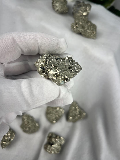 Iron Pyrite Crystal Cluster: Grade A Fools Gold, Home Decor