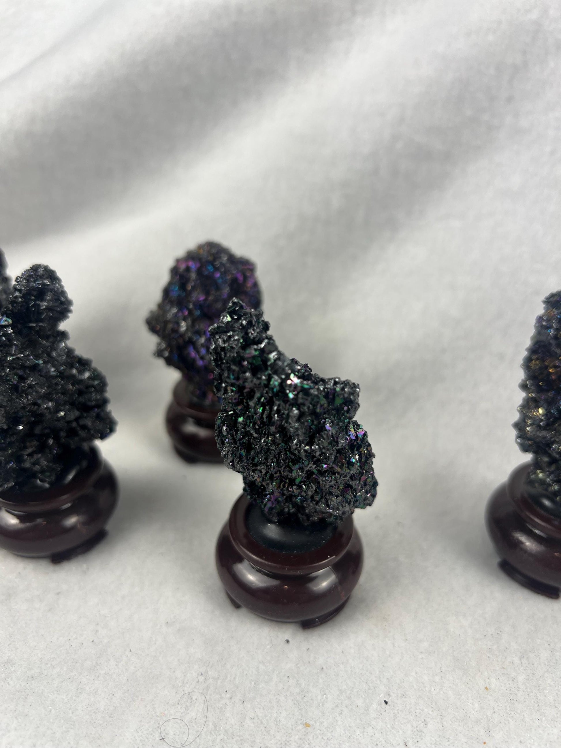 Base Mounted Berthierite Stone: Home Decor Display Home Decor Worry Pocket Stress Anxiety Palm Stone