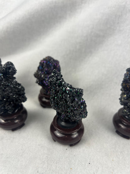 Base Mounted Berthierite Stone: Home Decor Display Home Decor Worry Pocket Stress Anxiety Palm Stone
