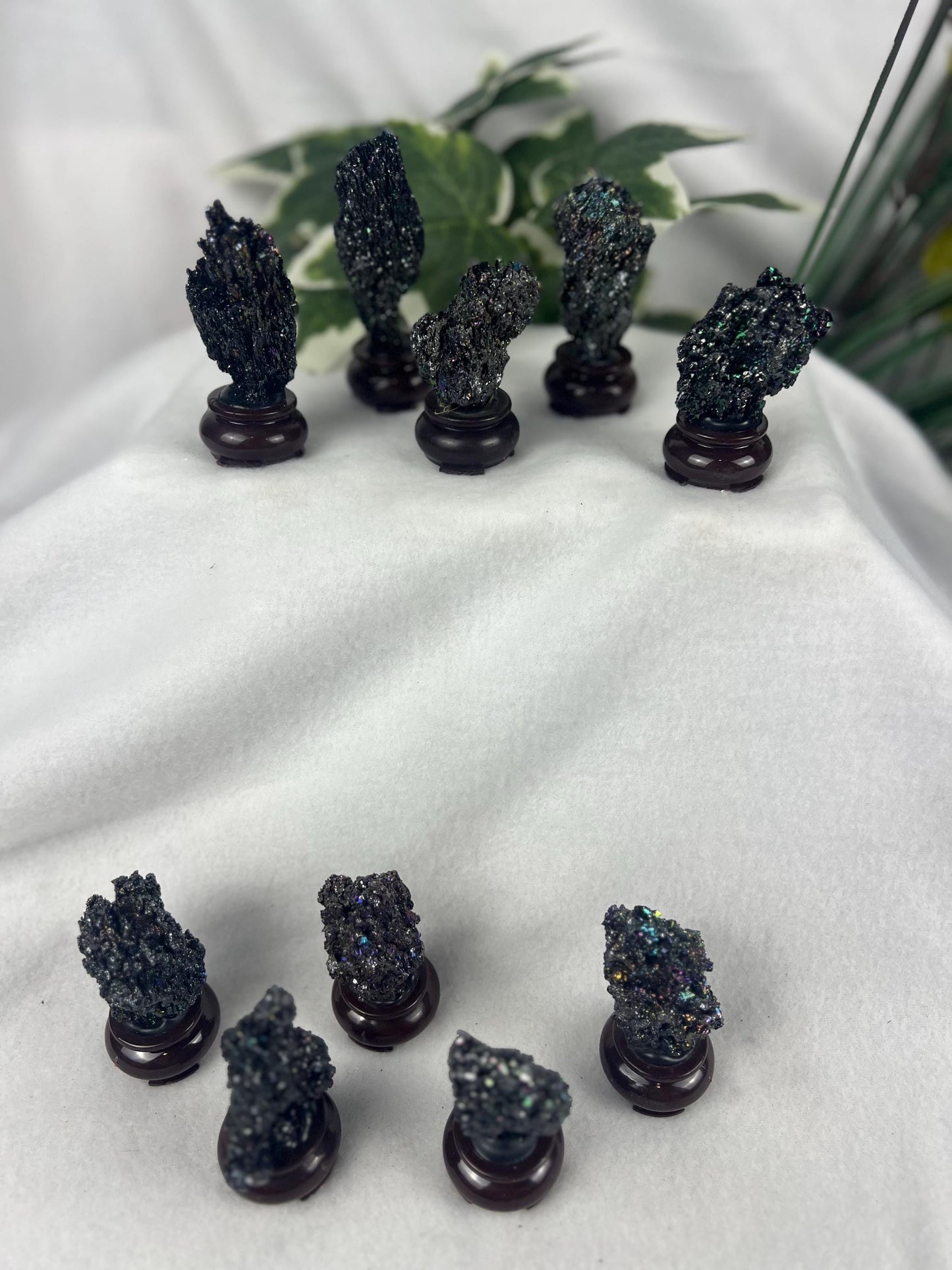 Base Mounted Berthierite Stone: Home Decor Display Home Decor Worry Pocket Stress Anxiety Palm Stone