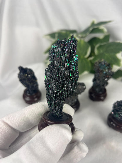 Base Mounted Berthierite Stone: Home Decor Display Home Decor Worry Pocket Stress Anxiety Palm Stone