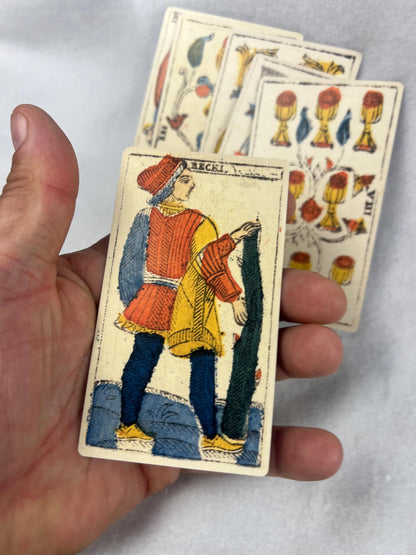 Tarocchi Marsigliesi Fratelli Recchi 1830 78 Cards Fully Licensed and Original Inclusive Tarot Deck Guidebook Home Decor Gift