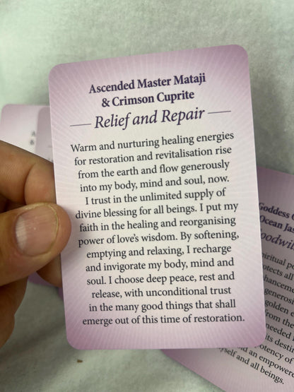 Crystal Activation Mandala Cards Fully Licensed and Original Inclusive Tarot Deck Guidebook Home Decor Gift