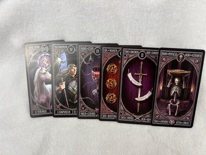 Anne Stokes Gothic Tarot Deck 78 Cards Fully Licensed and Original Inclusive Tarot Deck Guidebook Home Decor Gift
