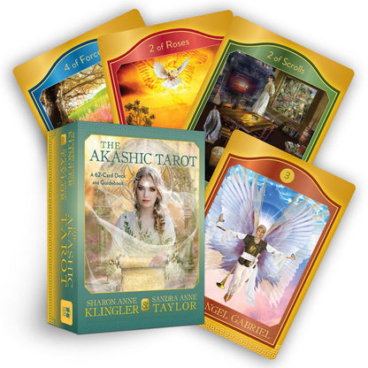 The Akashic Tarot Deck 78 Cards Fully Licensed and Original Inclusive Tarot Deck Guidebook Home Decor Gift
