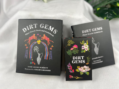 Dirt Gems Plant Oracle Deck 78 Cards Fully Licensed and Original Inclusive Tarot Deck Guidebook Home Decor Gift