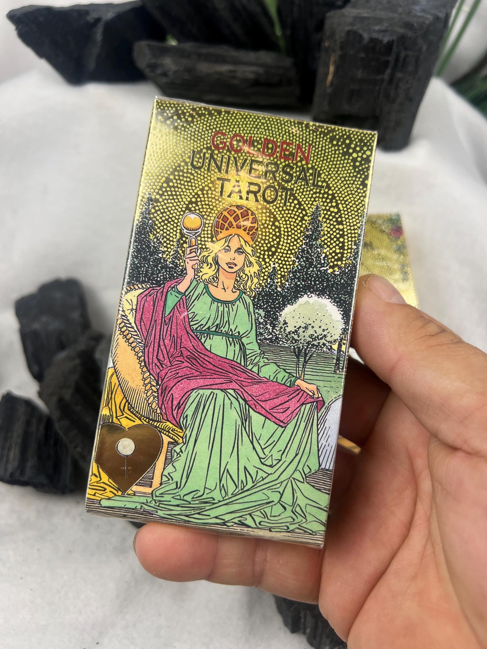 The Golden Universal Tarot Deck by Waite Angelis Lo Scarabeo Cards Fully Licensed and Original Tarot Deck Special Gift Game Fortune Scrying
