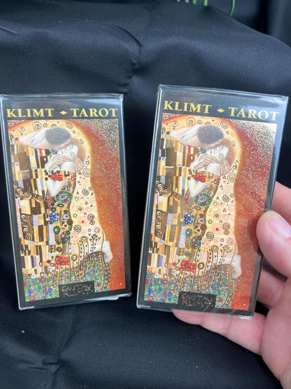 Golden Tarot of Klimt Deck 78 Cards Fully Licensed and Original Inclusive Tarot Deck Guidebook Home Decor Gift