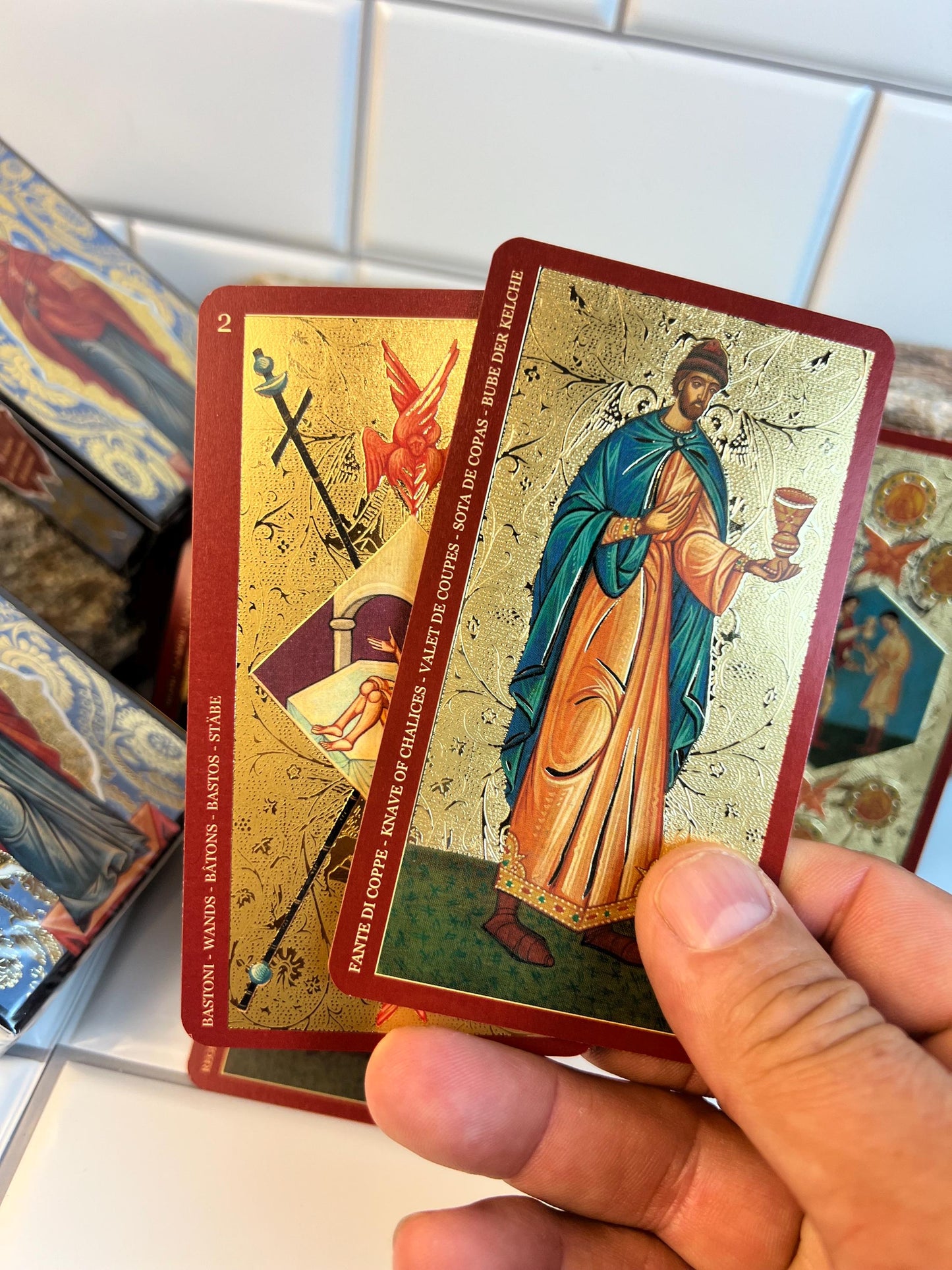 The Golden Tarot of the Tsar Fully Licensed Original Tarot Deck Guidebook Lo Scarabeo Limited Edition Birthday 78 Cards Birthday Xmas Gift