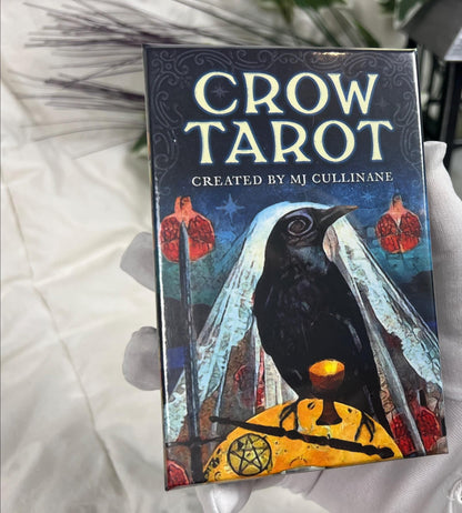 Crow Tarot Deck 78 Cards Fully Licensed and Original Inclusive Tarot Deck Guidebook Home Decor Gift