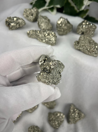 Iron Pyrite Crystal Cluster: Grade A Fools Gold, Home Decor