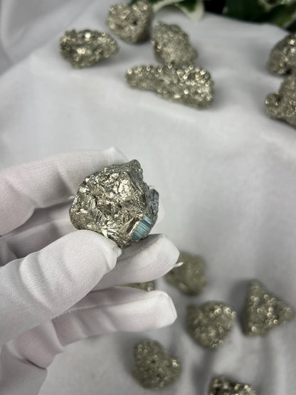 Iron Pyrite Crystal Cluster: Grade A Fools Gold, Home Decor