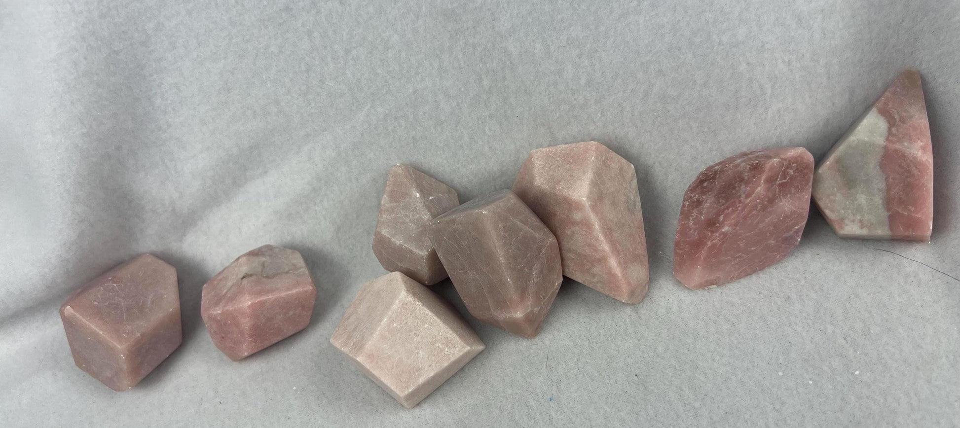 Andean Pink Opal Crystal: Free Form Stone for Anxiety Relief Home Decor Worry Pocket Stress Anxiety Palm Stone
