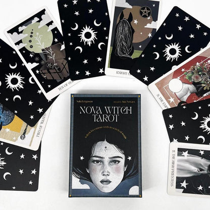 Nova Witch Tarot Deck Suki Ferguson 78 Cards Fully Licensed and Original Inclusive Tarot Deck Guidebook Home Decor Gift