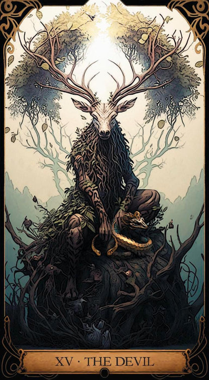 Druidic Tarot 78 Cards Fully Licensed and Original Inclusive Tarot Deck Guidebook Home Decor Gift