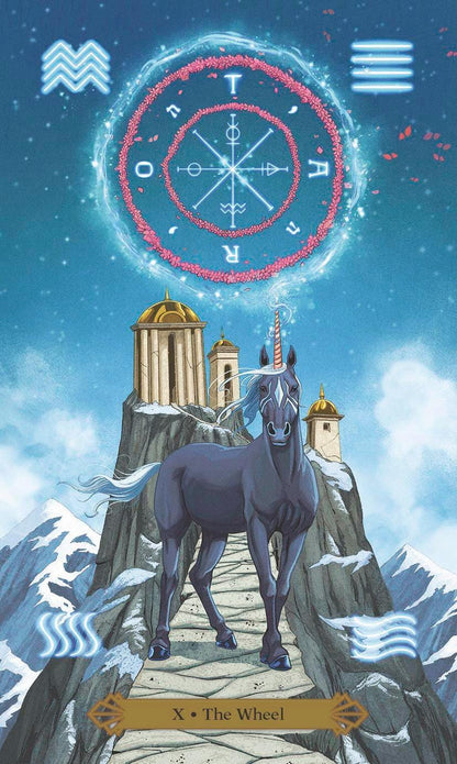 Celestial Unicorn Tarot Deck and Guidebook 78 Cards Fully Licensed and Original Inclusive Tarot Deck Guidebook Home Decor Gift