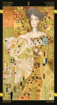 Golden Tarot of Klimt Deck 78 Cards Fully Licensed and Original Inclusive Tarot Deck Guidebook Home Decor Gift