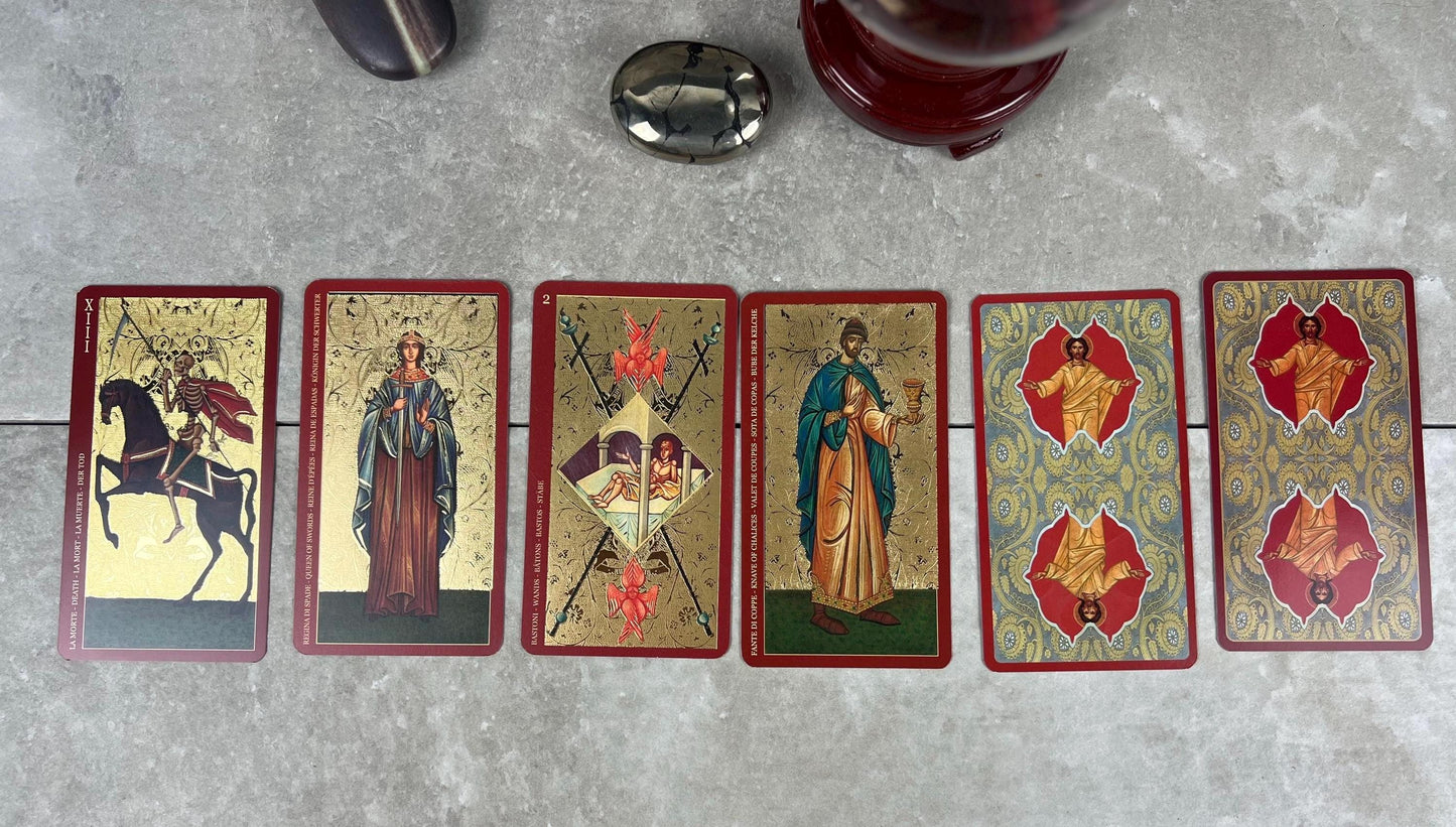 The Golden Tarot of the Tsar Fully Licensed Original Tarot Deck Guidebook Lo Scarabeo Limited Edition Birthday 78 Cards Birthday Xmas Gift