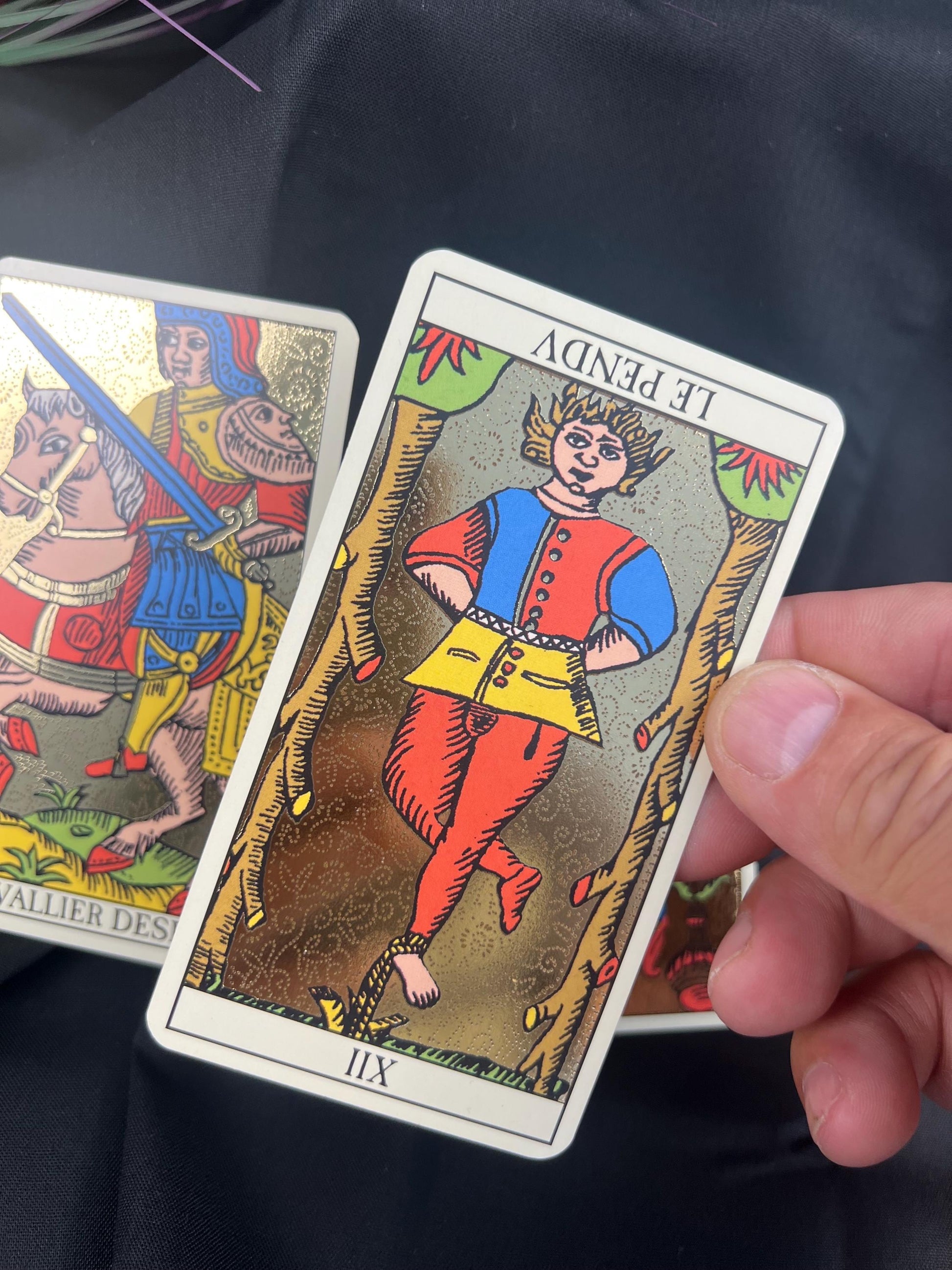 Golden Tarot of Marseille 1751 Deck 78 Cards Fully Licensed and Original Inclusive Tarot Deck Guidebook Home Decor Gift