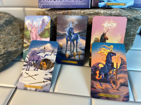 Celestial Unicorn Tarot Deck and Guidebook 78 Cards Fully Licensed and Original Inclusive Tarot Deck Guidebook Home Decor Gift
