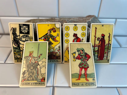 1909 Rider-Waite-Smith Tarot Deck 78 Cards Fully Licensed and Original Inclusive Tarot Deck Guidebook Home Decor Gift