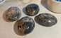 Black Moonstone Palm Stone: Polished Carved Crystal Decor Home Decor Worry Pocket Stress Anxiety Palm Stone