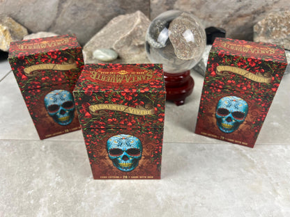 Santa Muerte Tarot Deck with Guidebook 78 Cards Fully Licensed and Original Inclusive Tarot Deck Guidebook Home Decor Gift