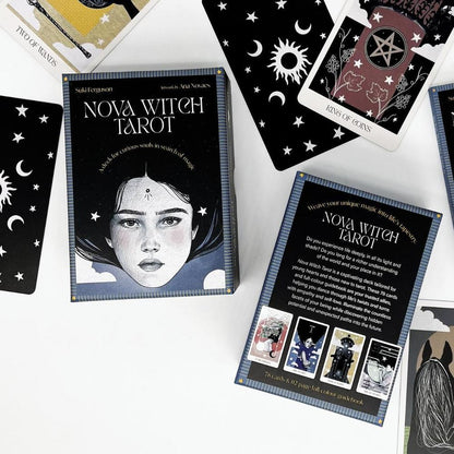 Nova Witch Tarot Deck Suki Ferguson 78 Cards Fully Licensed and Original Inclusive Tarot Deck Guidebook Home Decor Gift