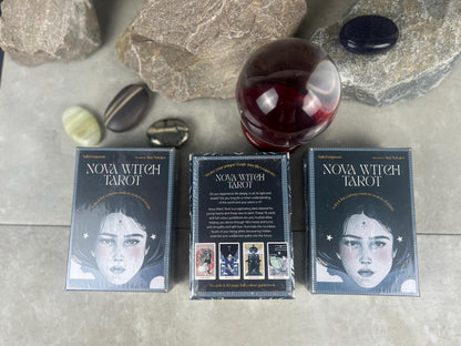 Nova Witch Tarot Deck Suki Ferguson 78 Cards Fully Licensed and Original Inclusive Tarot Deck Guidebook Home Decor Gift