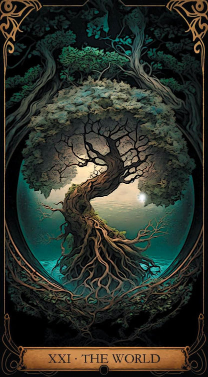 Druidic Tarot 78 Cards Fully Licensed and Original Inclusive Tarot Deck Guidebook Home Decor Gift