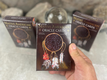 Native American Oracle Cards Illustrated Fully Licensed and Original Inclusive Tarot Deck Guidebook Home Decor Gift