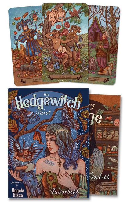 HedgeWitch Tarot Deck Rider Waite Tradition 78 cards Fully Licensed and Original Inclusive Tarot Deck Guidebook Home Decor Gift