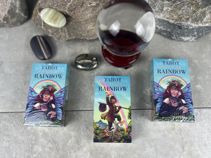 Rainbow Tarot Deck British & Irish Folk Tales 78 cards Fully Licensed and Original Inclusive Tarot Deck Guidebook Gift