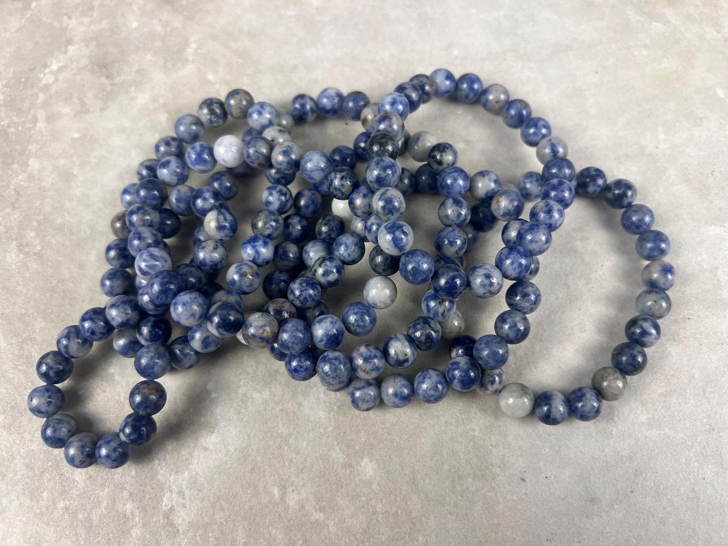 Natural Gemstone Bead Bracelet, Unisex Healing Crystal Jewelry Home Decor Worry Pocket Stress Anxiety Palm Stone