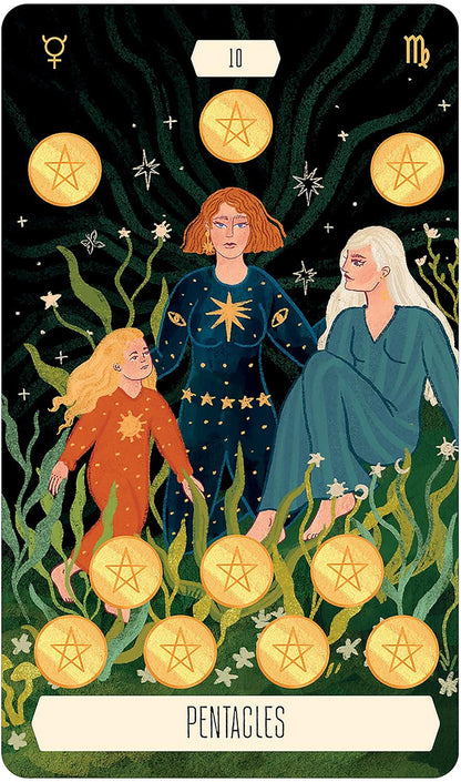 Zodiac Tarot Deck & Guidebook 78 Cards Fully Licensed and Original Inclusive Tarot Deck Guidebook Home Decor Gift