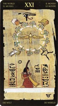 Egyptian Tarot: Lo Scarabeo Cards & Guidebook - Fortune Telling