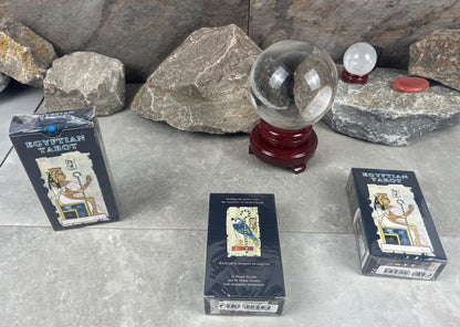 Egyptian Tarot Lo Scarabeo 78 Cards Fully Licensed and Original Inclusive Tarot Deck Guidebook Home Decor Gift