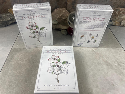 Hedgewitch Botanical Oracle Deck 40 Cards Fully Licensed and Original Inclusive Tarot Deck Guidebook Home Decor Gift