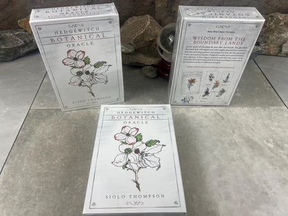 Hedgewitch Botanical Oracle Deck 40 Cards Fully Licensed and Original Inclusive Tarot Deck Guidebook Home Decor Gift