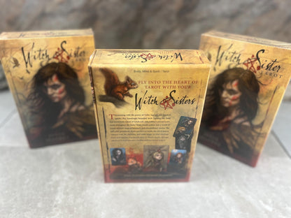 Witch Sister Tarot Deck 78 Cards Fully Licensed and Original Inclusive Tarot Deck Guidebook Home Decor Gift
