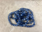 Natural Gemstone Bead Bracelet, Unisex Healing Crystal Jewelry