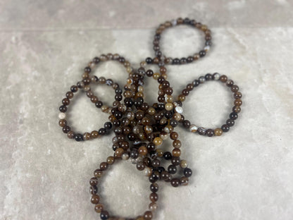 Natural Crystal Gemstone Bead Bracelet Unisex Healing Jewelry Bulk Buy Wholesale