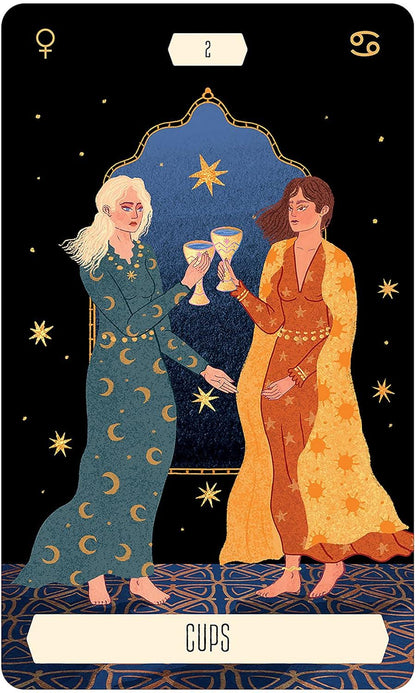 Zodiac Tarot Deck & Guidebook 78 Cards Fully Licensed and Original Inclusive Tarot Deck Guidebook Home Decor Gift
