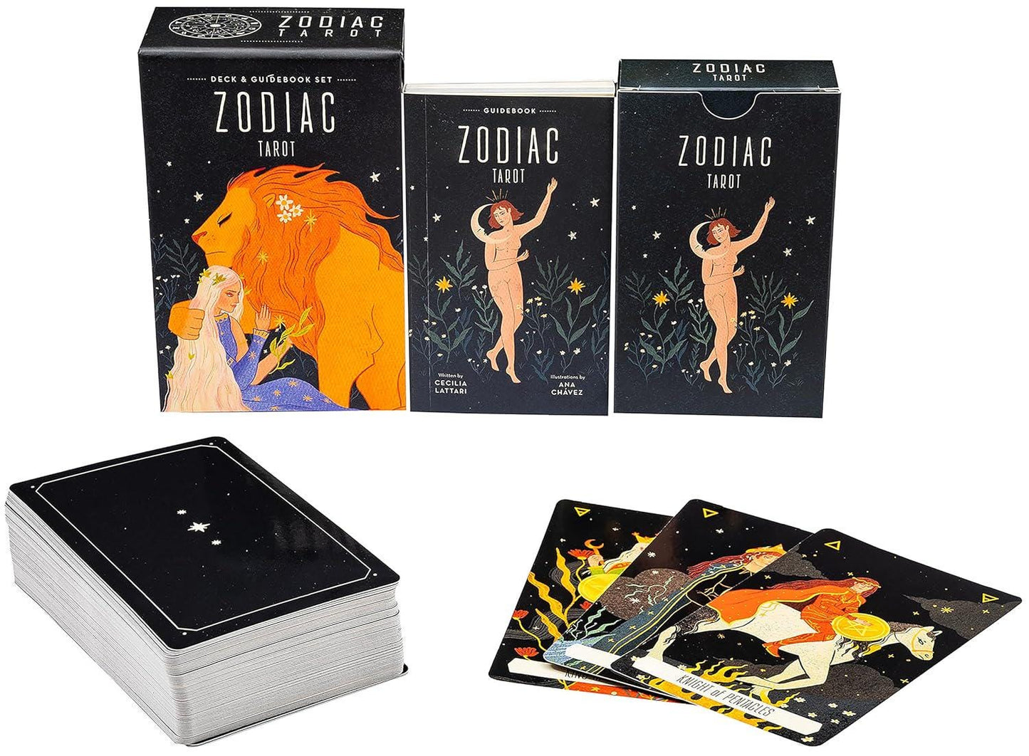 Zodiac Tarot Deck & Guidebook: Astrology-Based Rider-Waite® Symbolism